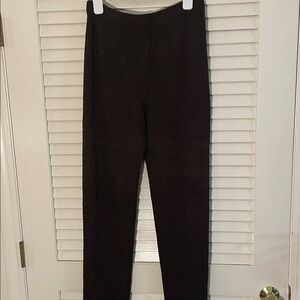 French Rags Chocolate Brown Elegant Knit Women's Pants